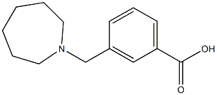 3-(azepan-1-ylmethyl)benzoic acid Structure