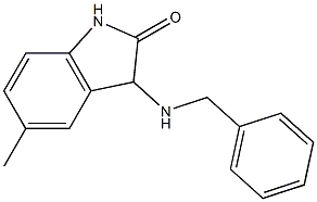 3-(benzylamino)-5-methyl-2,3-dihydro-1H-indol-2-one 구조식 이미지