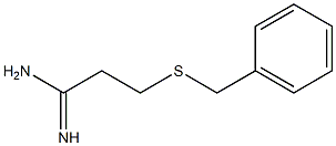 3-(benzylsulfanyl)propanimidamide Structure