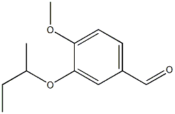 3-(butan-2-yloxy)-4-methoxybenzaldehyde Structure