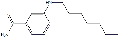 3-(heptylamino)benzamide Structure