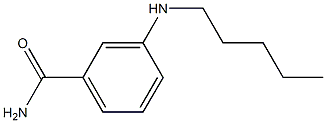 3-(pentylamino)benzamide 구조식 이미지