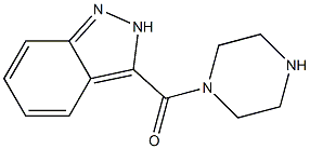 3-(piperazin-1-ylcarbonyl)-2H-indazole Structure