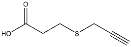 3-(prop-2-ynylthio)propanoic acid 구조식 이미지