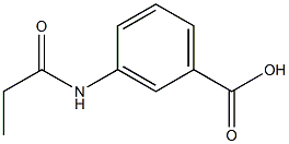 3-(propionylamino)benzoic acid Structure