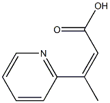 3-(pyridin-2-yl)but-2-enoic acid 구조식 이미지