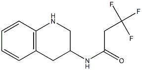 3,3,3-trifluoro-N-(1,2,3,4-tetrahydroquinolin-3-yl)propanamide Structure