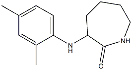3-[(2,4-dimethylphenyl)amino]azepan-2-one 구조식 이미지