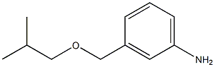 3-[(2-methylpropoxy)methyl]aniline Structure