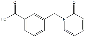 3-[(2-oxopyridin-1(2H)-yl)methyl]benzoic acid 구조식 이미지