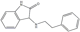 3-[(2-phenylethyl)amino]-2,3-dihydro-1H-indol-2-one 구조식 이미지