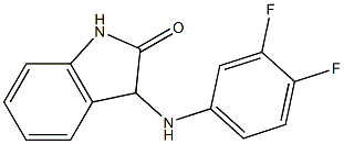 3-[(3,4-difluorophenyl)amino]-2,3-dihydro-1H-indol-2-one 구조식 이미지