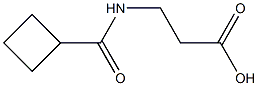 3-[(cyclobutylcarbonyl)amino]propanoic acid Structure