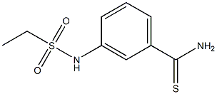 3-[(ethylsulfonyl)amino]benzenecarbothioamide Structure