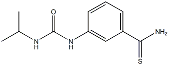 3-[(propan-2-ylcarbamoyl)amino]benzene-1-carbothioamide Structure