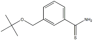 3-[(tert-butoxy)methyl]benzene-1-carbothioamide Structure