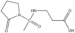 3-[1-(2-oxopyrrolidin-1-yl)acetamido]propanoic acid 구조식 이미지