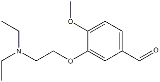 3-[2-(diethylamino)ethoxy]-4-methoxybenzaldehyde 구조식 이미지