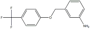 3-[4-(trifluoromethyl)phenoxymethyl]aniline 구조식 이미지