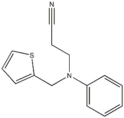 3-[phenyl(thien-2-ylmethyl)amino]propanenitrile 구조식 이미지