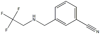 3-{[(2,2,2-trifluoroethyl)amino]methyl}benzonitrile Structure