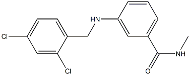 3-{[(2,4-dichlorophenyl)methyl]amino}-N-methylbenzamide 구조식 이미지