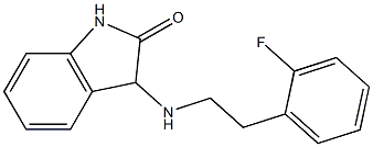 3-{[2-(2-fluorophenyl)ethyl]amino}-2,3-dihydro-1H-indol-2-one Structure