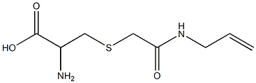 3-{[2-(allylamino)-2-oxoethyl]thio}-2-aminopropanoic acid Structure