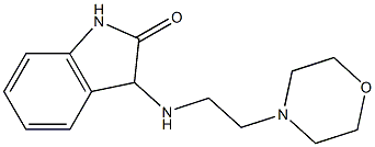 3-{[2-(morpholin-4-yl)ethyl]amino}-2,3-dihydro-1H-indol-2-one 구조식 이미지