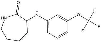 3-{[3-(trifluoromethoxy)phenyl]amino}azepan-2-one 구조식 이미지