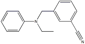 3-{[ethyl(phenyl)amino]methyl}benzonitrile Structure