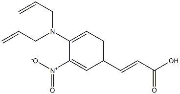 3-{4-[bis(prop-2-en-1-yl)amino]-3-nitrophenyl}prop-2-enoic acid 구조식 이미지