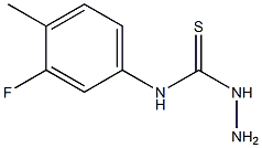 3-amino-1-(3-fluoro-4-methylphenyl)thiourea 구조식 이미지