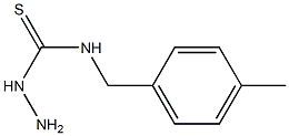 3-amino-1-[(4-methylphenyl)methyl]thiourea Structure