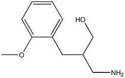 3-amino-2-[(2-methoxyphenyl)methyl]propan-1-ol Structure