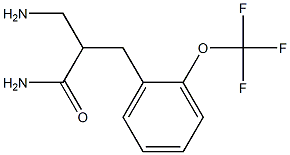 3-amino-2-{[2-(trifluoromethoxy)phenyl]methyl}propanamide Structure