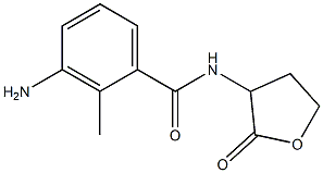 3-amino-2-methyl-N-(2-oxooxolan-3-yl)benzamide Structure