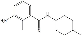 3-amino-2-methyl-N-(4-methylcyclohexyl)benzamide Structure