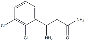 3-amino-3-(2,3-dichlorophenyl)propanamide Structure