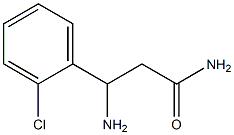 3-amino-3-(2-chlorophenyl)propanamide 구조식 이미지