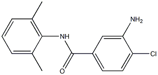 3-amino-4-chloro-N-(2,6-dimethylphenyl)benzamide Structure