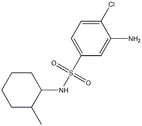 3-amino-4-chloro-N-(2-methylcyclohexyl)benzene-1-sulfonamide Structure