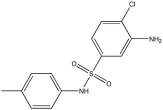 3-amino-4-chloro-N-(4-methylphenyl)benzene-1-sulfonamide 구조식 이미지