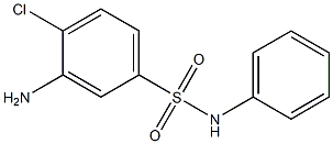 3-amino-4-chloro-N-phenylbenzene-1-sulfonamide Structure