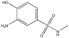 3-amino-4-hydroxy-N-methylbenzene-1-sulfonamide 구조식 이미지