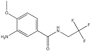 3-amino-4-methoxy-N-(2,2,2-trifluoroethyl)benzamide Structure