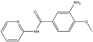 3-amino-4-methoxy-N-pyridin-2-ylbenzamide Structure