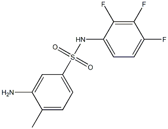 3-amino-4-methyl-N-(2,3,4-trifluorophenyl)benzene-1-sulfonamide Structure