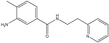 3-amino-4-methyl-N-(2-pyridin-2-ylethyl)benzamide 구조식 이미지