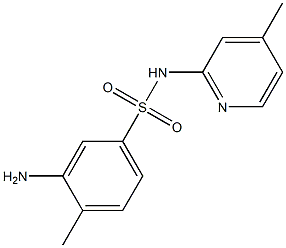 3-amino-4-methyl-N-(4-methylpyridin-2-yl)benzene-1-sulfonamide 구조식 이미지